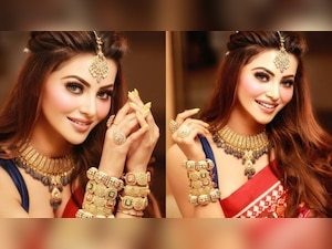 VIRAL PHOTOS! Urvashi Rautela's traditional look worth WHOPPING Rs 58 lakh will leave you in awe