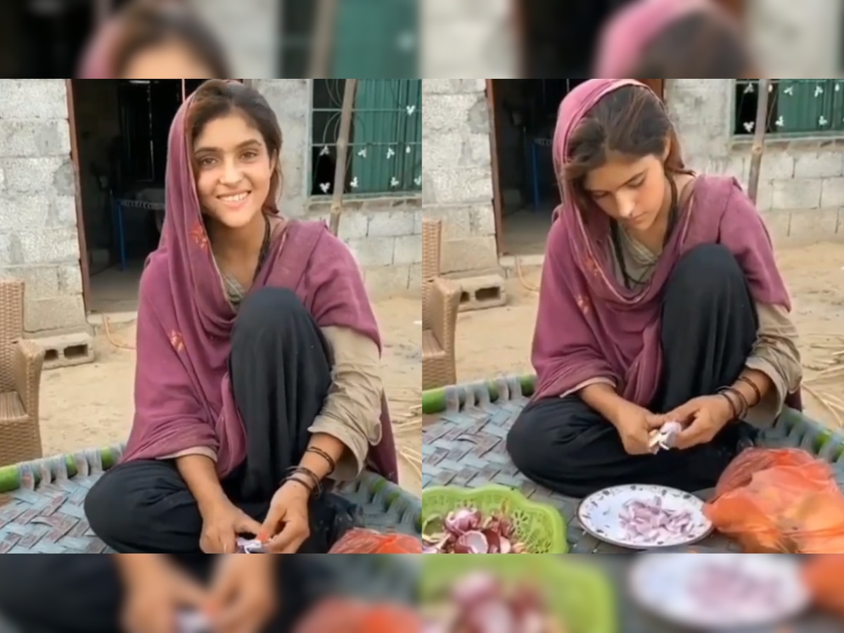 Watch VIRAL video of girl cutting vegetables, impressed netizens call her Bollywood actress