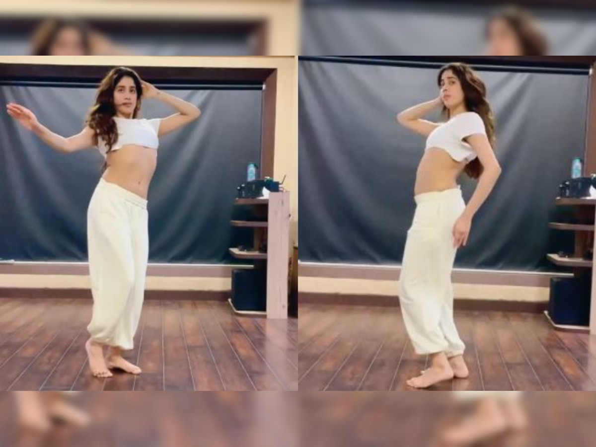 Janhvi Kapoor shows off belly dancing skills, performs on Kareena Kapoor Khan's song 'San Sanana'