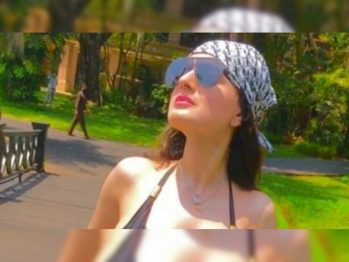 Ameesha Patel ups the hotness quotient in sexy bikini photo, flaunts her bare back in viral video