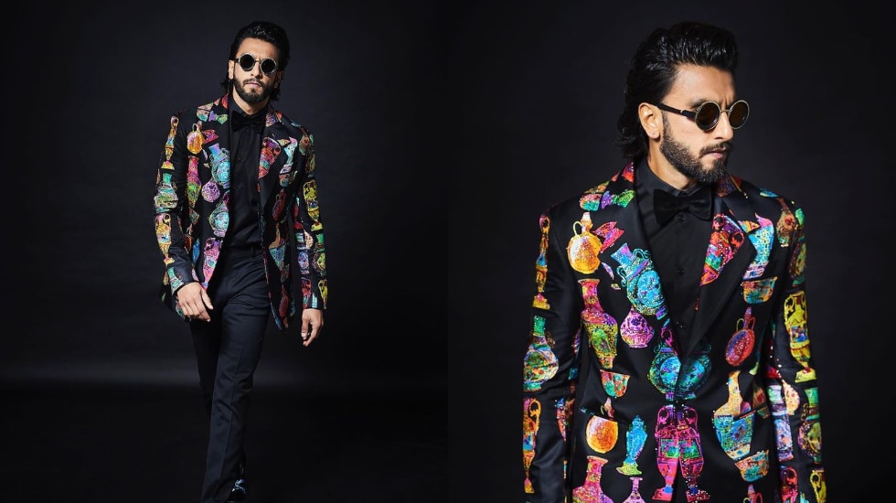 Ranveer Singh dons a colorful coat like a king