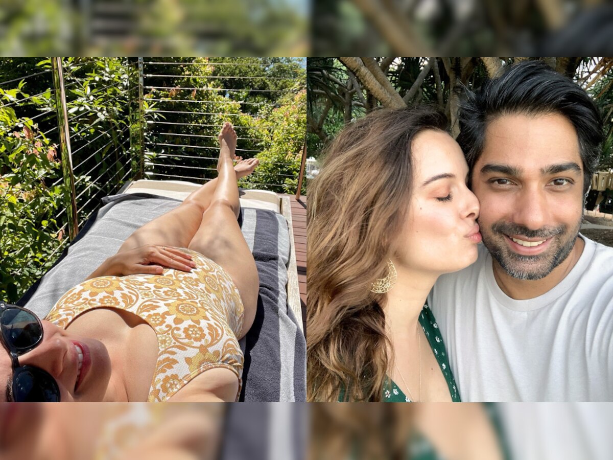 Newlyweds Evelyn Sharma-Tushaan Bhindi are expecting their first child, actress says 'Can’t wait to hold you in my arms'