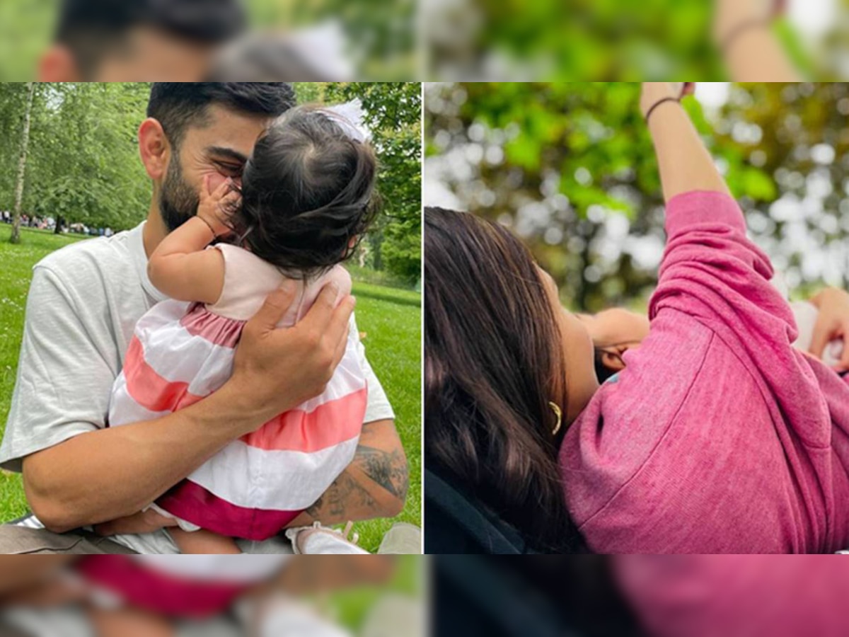 New pics of Virat Kohli and Anushka Sharma with daughter Vamika go VIRAL - Check here