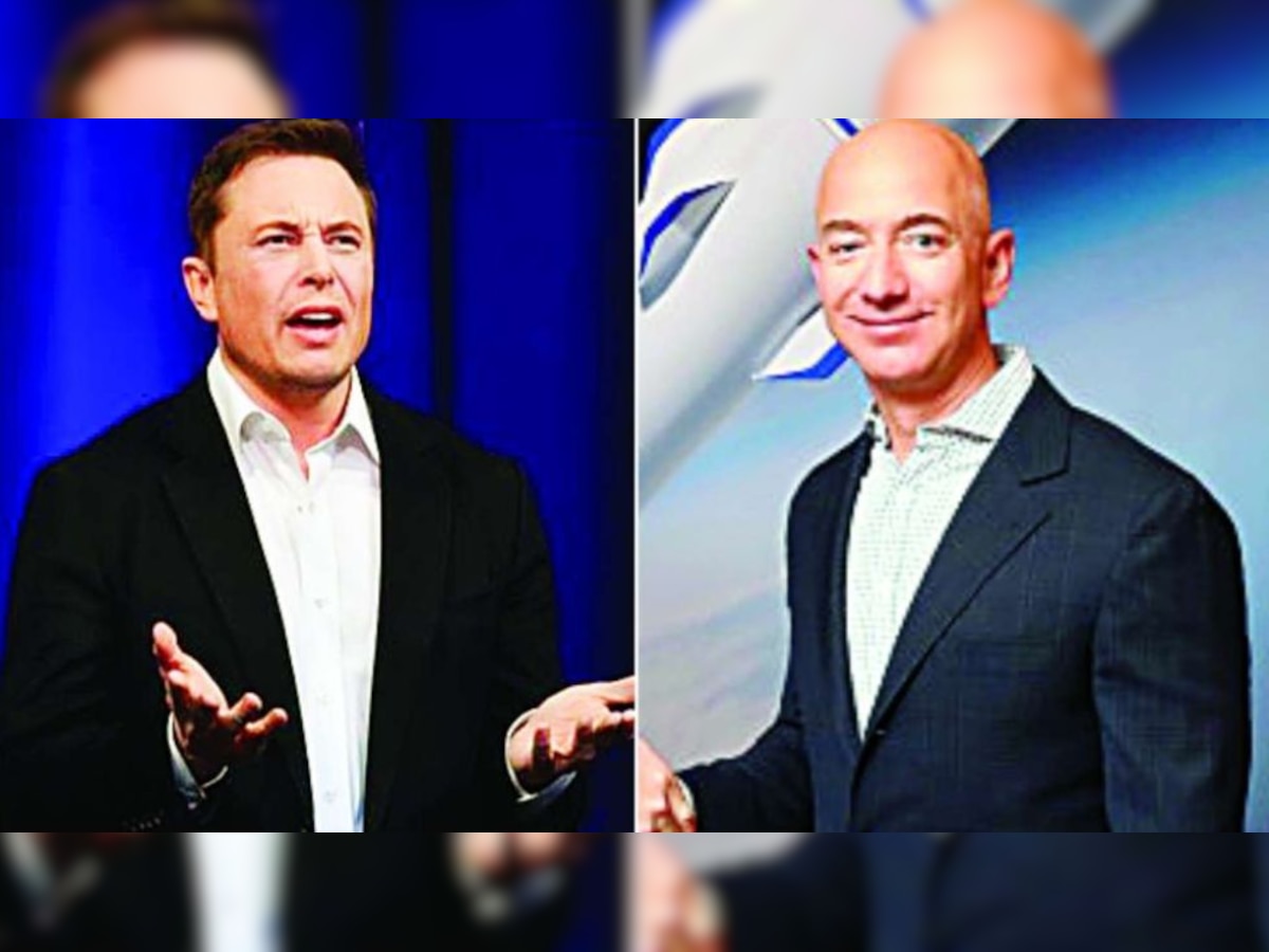 After Elon Musk books ticket on Richard Branson's spaceplane, netizens ask if Jeff Bezos did too