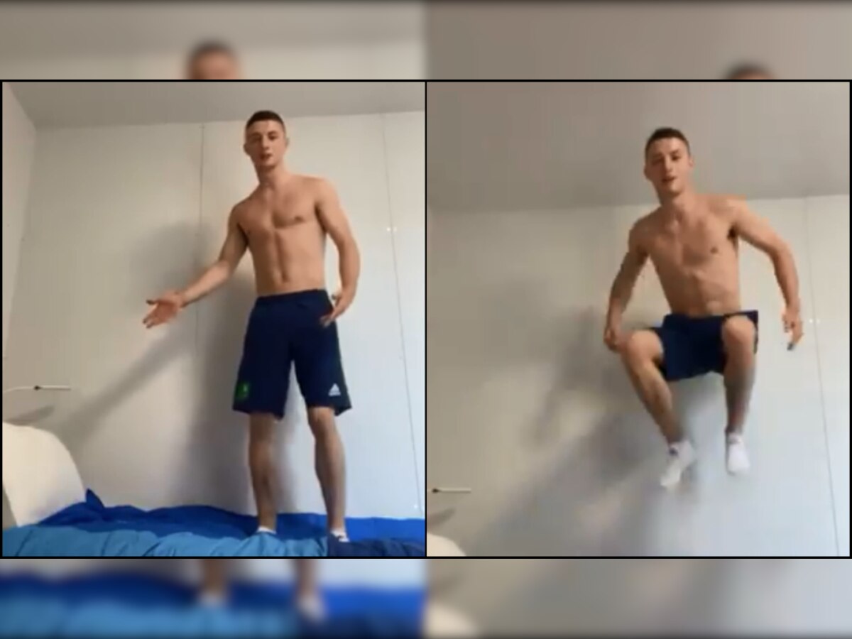 Tokyo 2020 Olympics: Irish gymnast Rhys McClenaghan shares video of jumping on 'anti-sex' beds, goes VIRAL