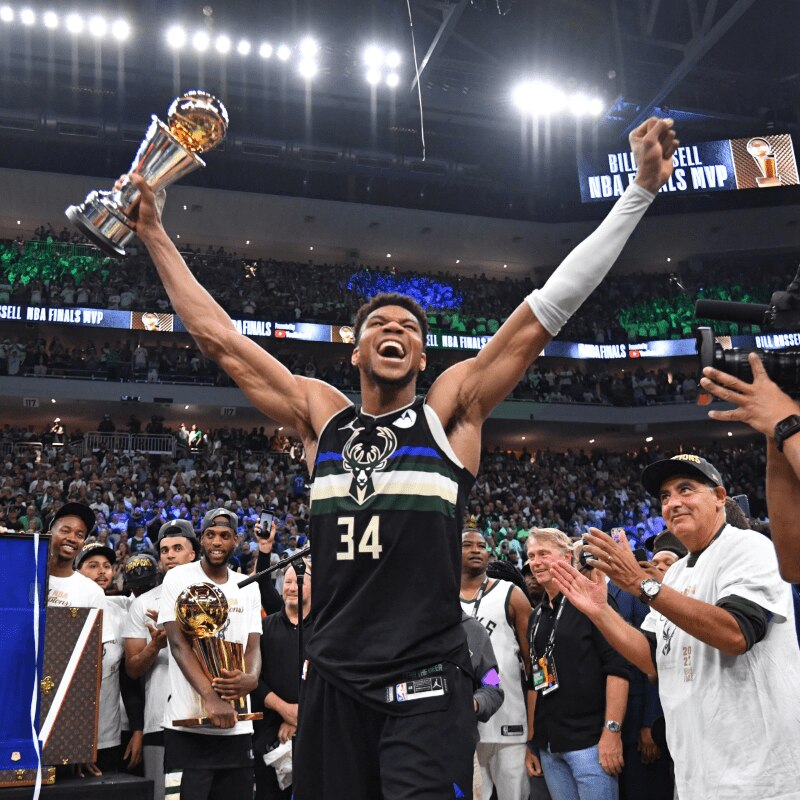 Milwaukee's 50-year wait ends with NBA title behind 50 from