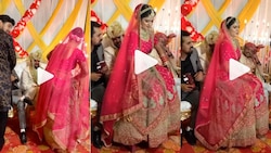 Dulhan maange attention: Bride sits on groom's lap in front of wedding guests, WATCH viral video