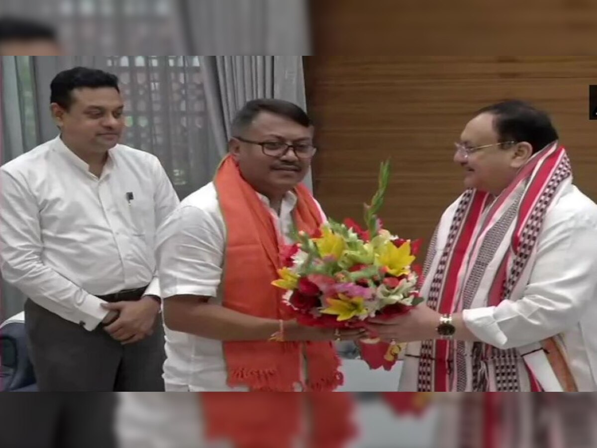 Former Manipur Congress chief Govindas Konthoujam joins BJP in presence of CM N Biren Singh