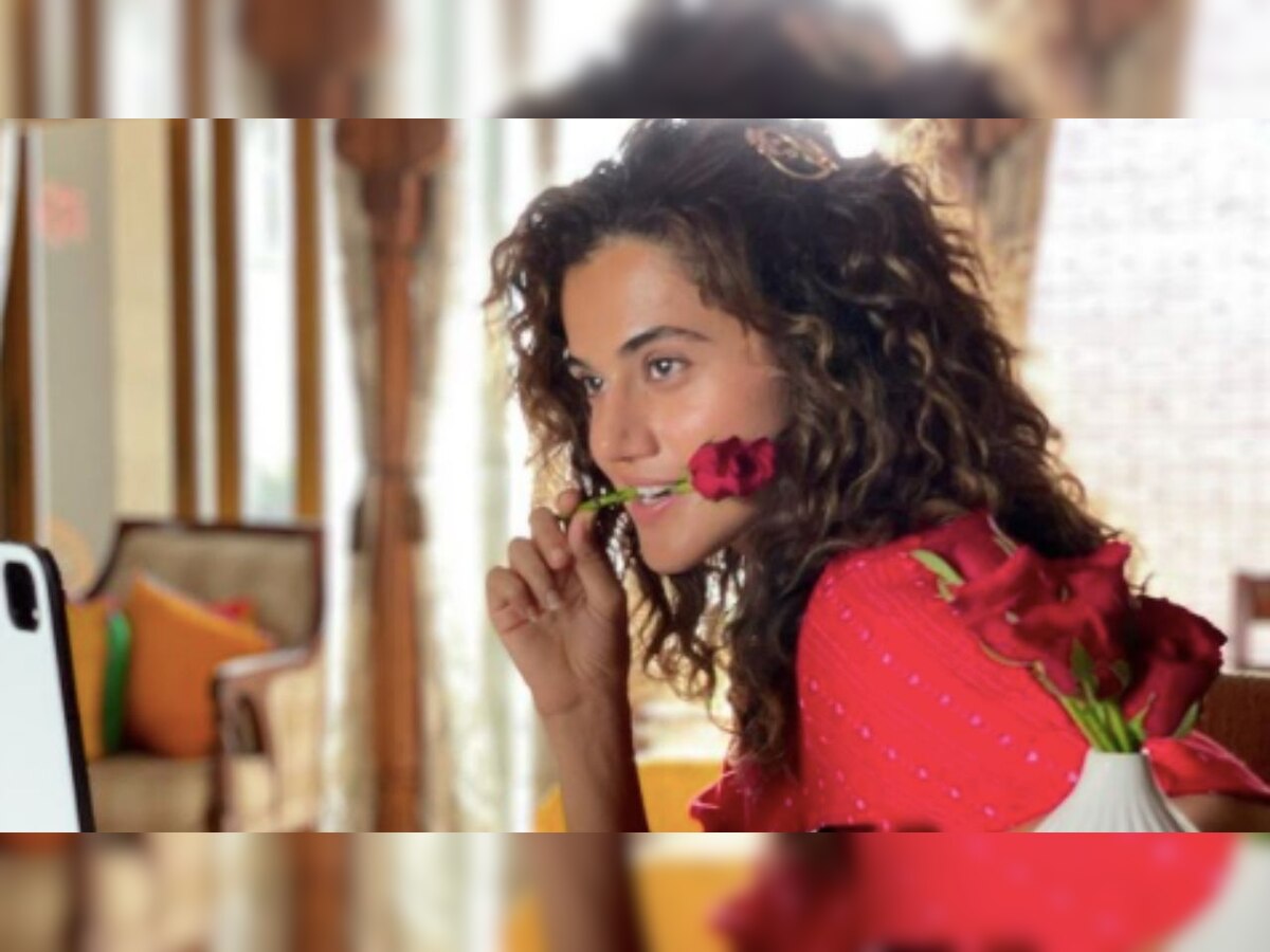 Taapsee Pannu rings in birthday on sets of 'Blurr', shares breathtaking photo with note 'last week has been tough...'