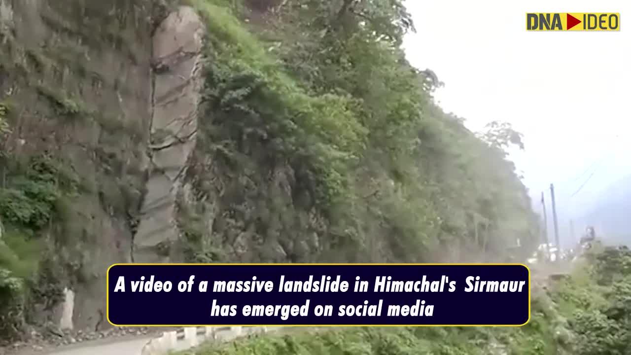 Viral Video: Terrifying Video Captures Landslide In Himachal Pradesh’s ...