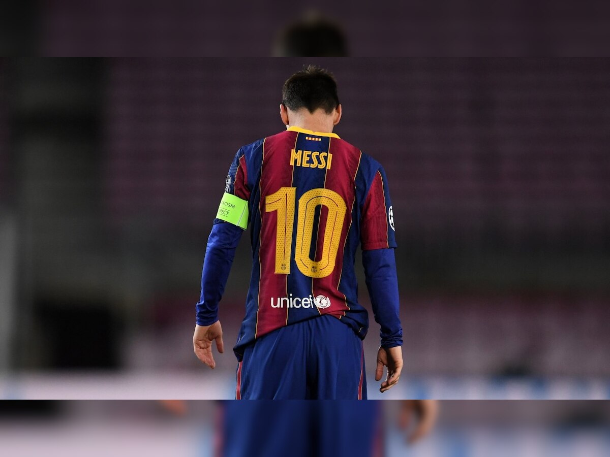 Messi's Official Barcelona Signed Shirt, 2020/21 - CharityStars