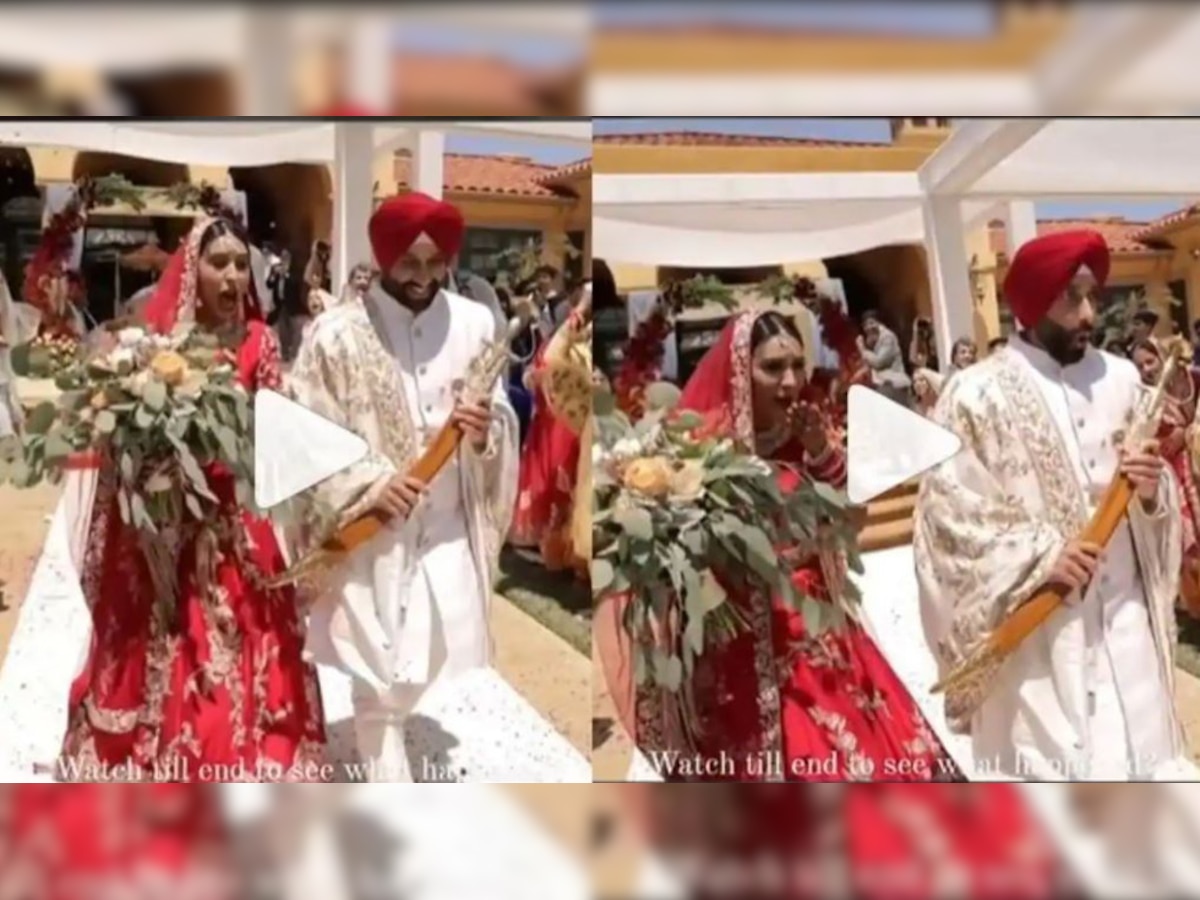 Dulha-dulhan ko laga jhatka! Bride, groom left in shock after this happened - WATCH viral video here