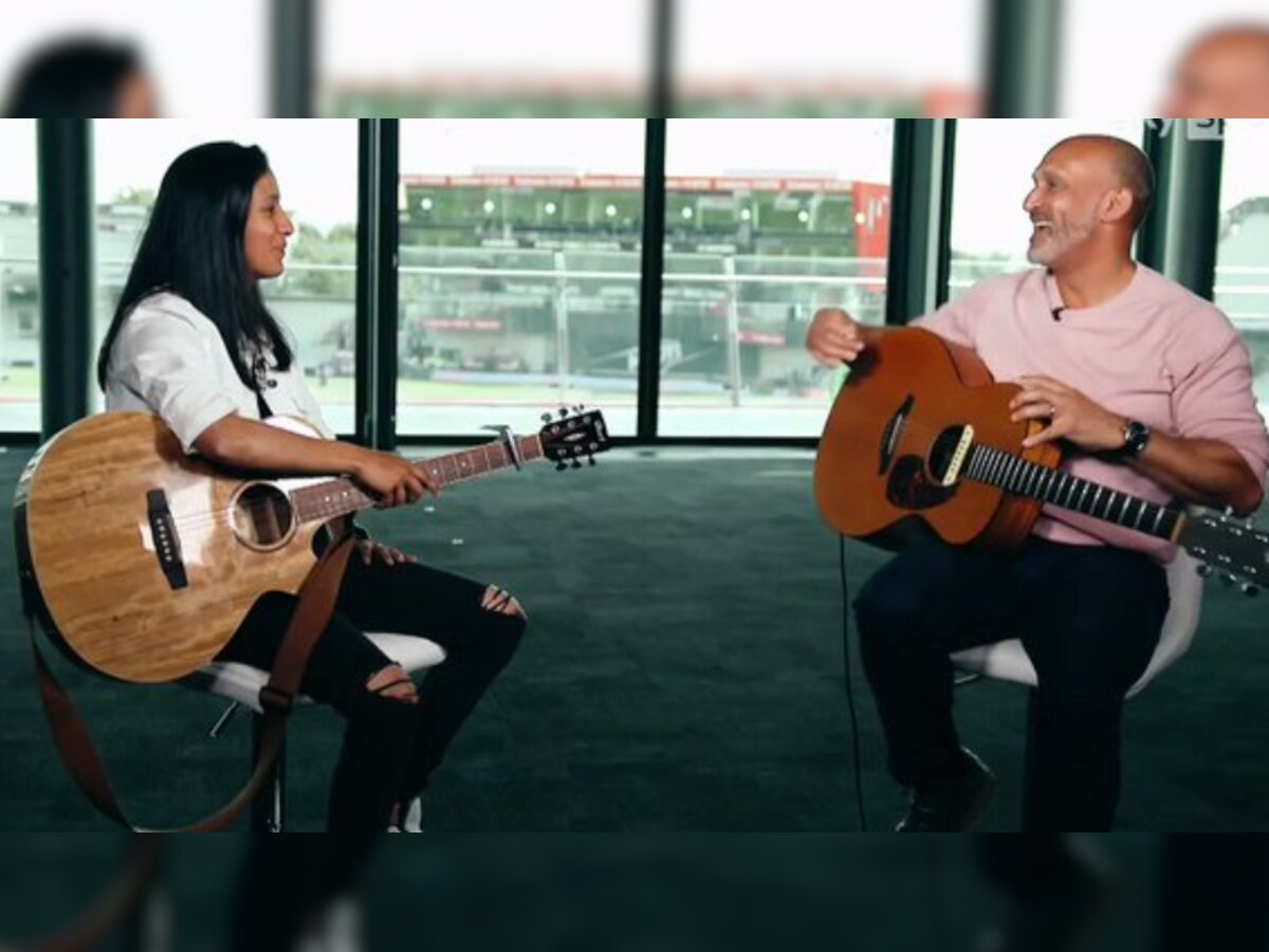 WATCH: Jemimah Rodrigues, Mark Butcher jam on 'Girls Like You', 'Dil Chahta Hai' songs on guitar