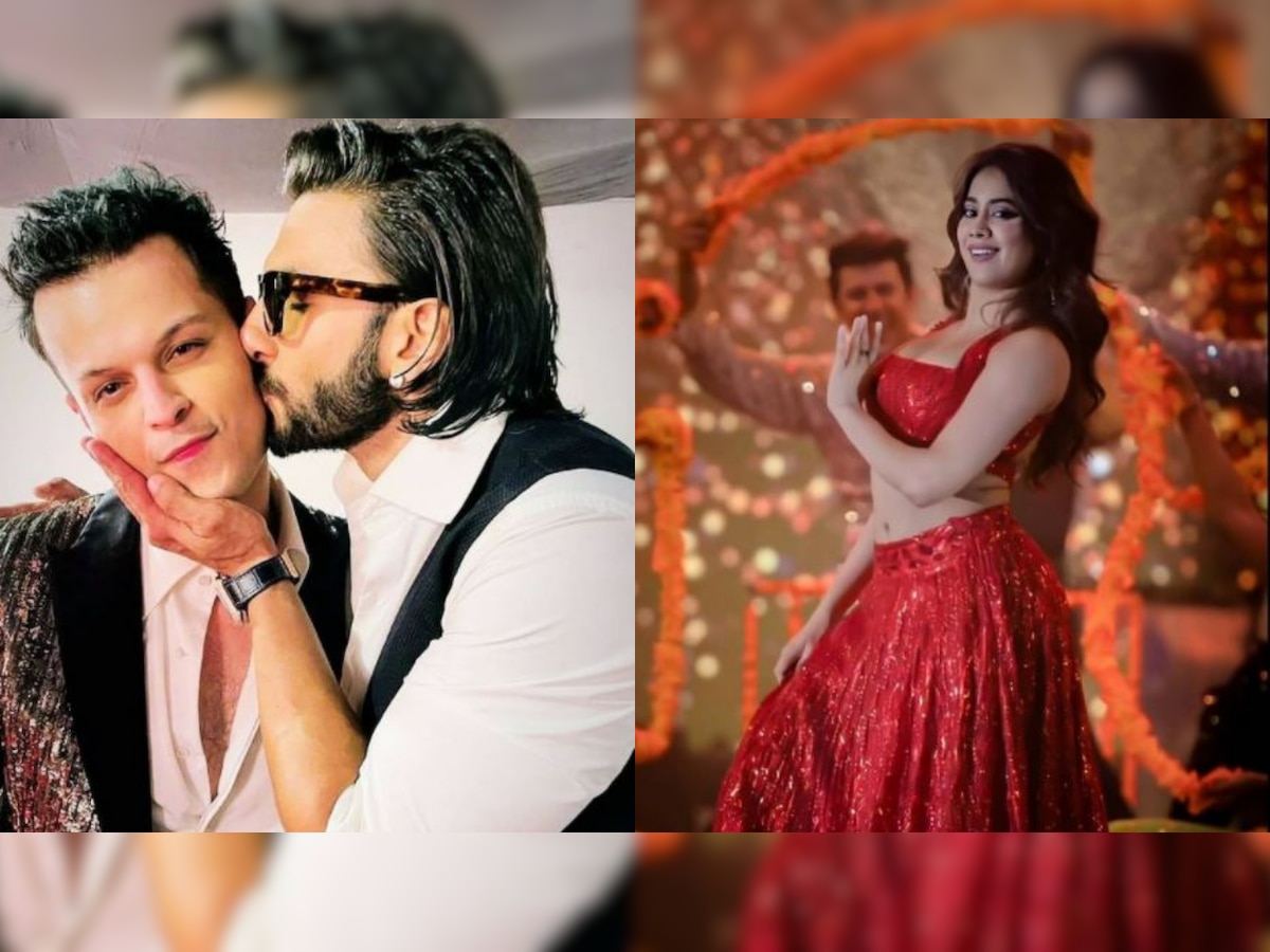 VIRAL! Ranveer Singh, Janhvi Kapoor, Vaani Kapoor give scintillating performances at Shrey Singhal's pre-wedding bash