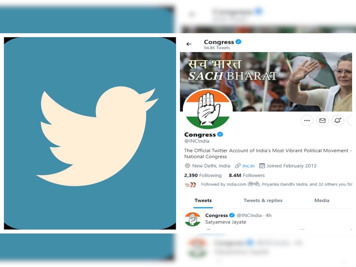 Twitter accounts of Rahul Gandhi and other leaders restored after one week, Congress tweets 'Satyamev Jayate'