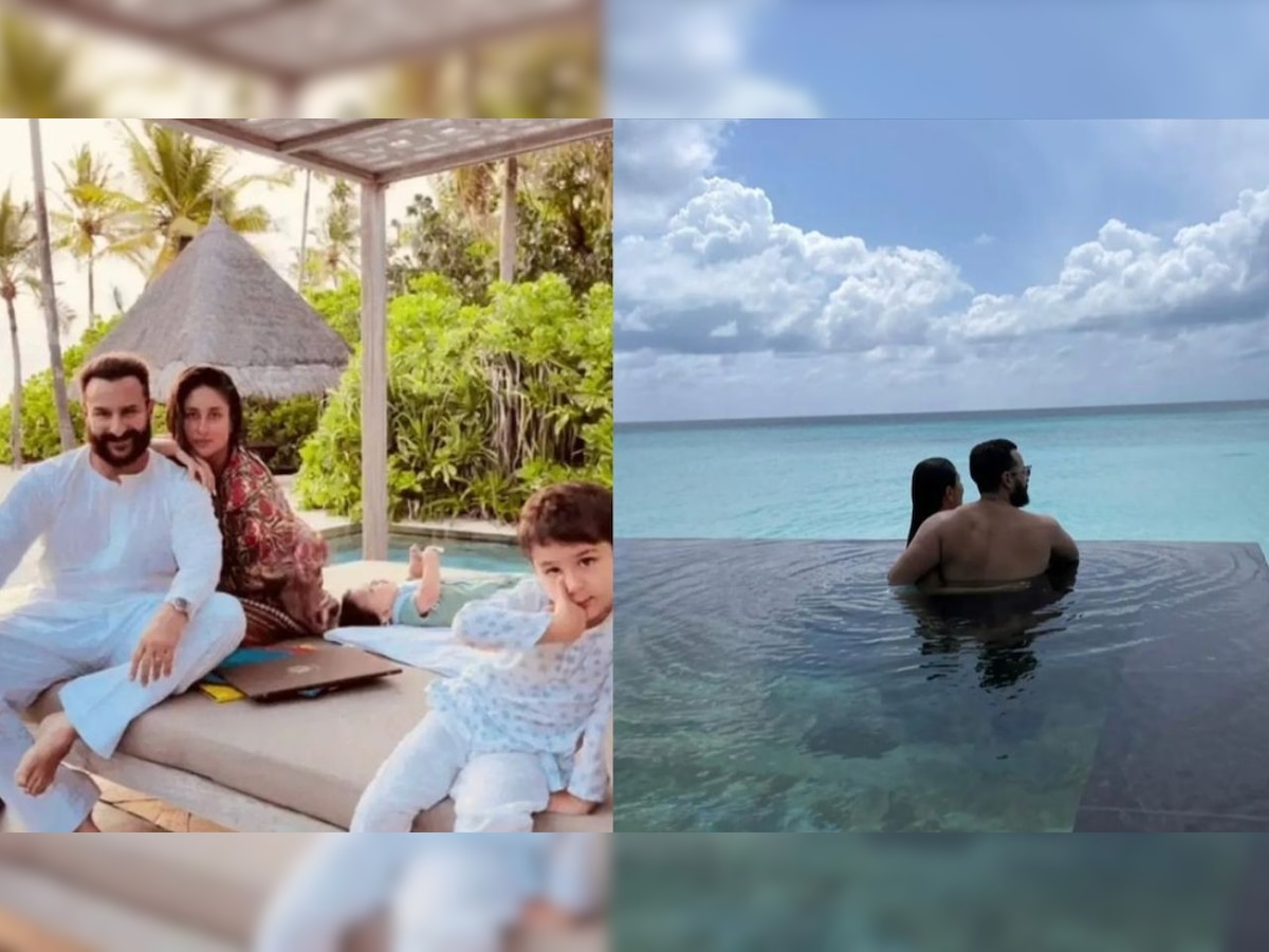 Kareena Kapoor shares photos from Maldives vacay to wish Saif Ali Khan on his birthday, feature Jeh and taimur