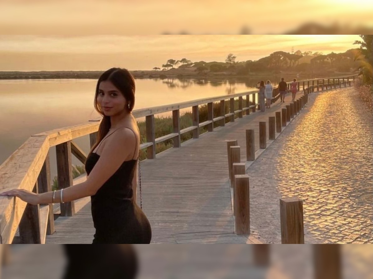 Shah Rukh Khan's daughter Suhana Khan looks stunning in black dress, shares breathtaking sunset photo from Portugal