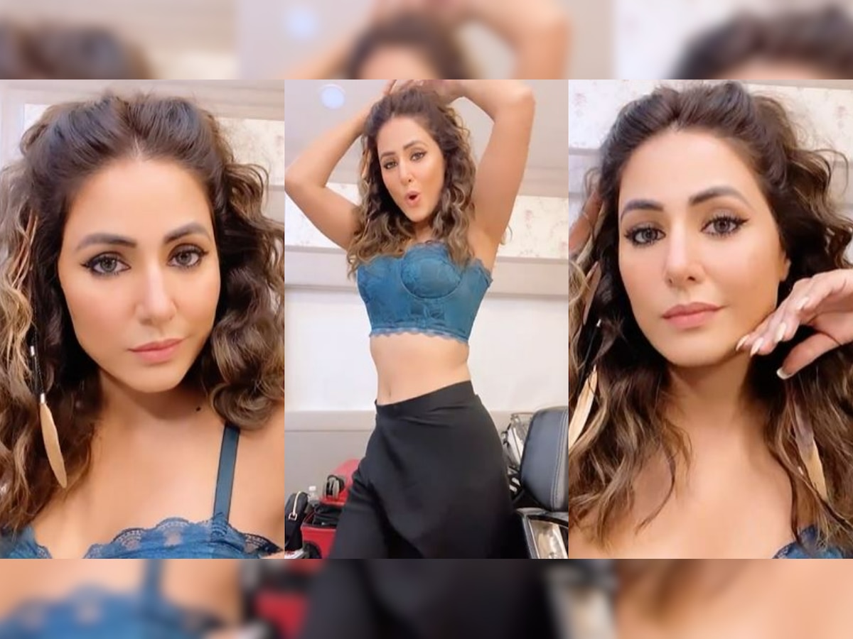 Hina Khan Sex Videos - Hina Khan shows off her abs as she performs to Kriti Sanon's song 'Param  Sundari', WATCH viral video