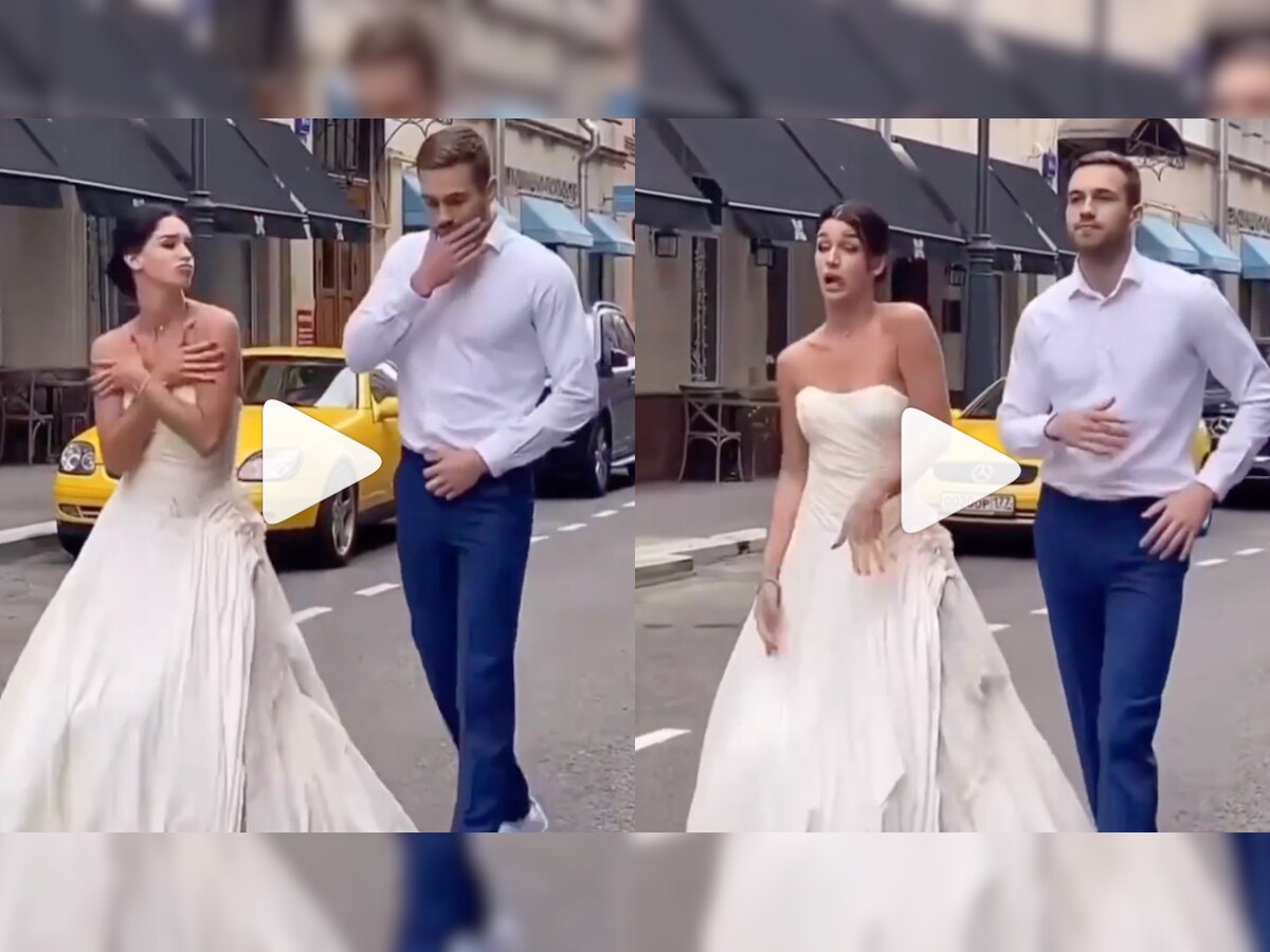 Dulha-Dulhan ki nautanki! WATCH the viral video of bride and groom grooving on THIS famous song