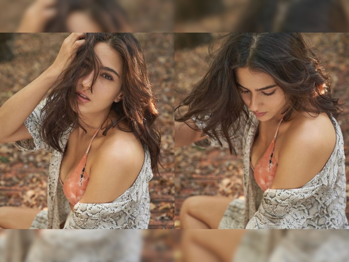 Sara Ali Khan looks sends internet into a tizzy with photos in sexy orange bikini