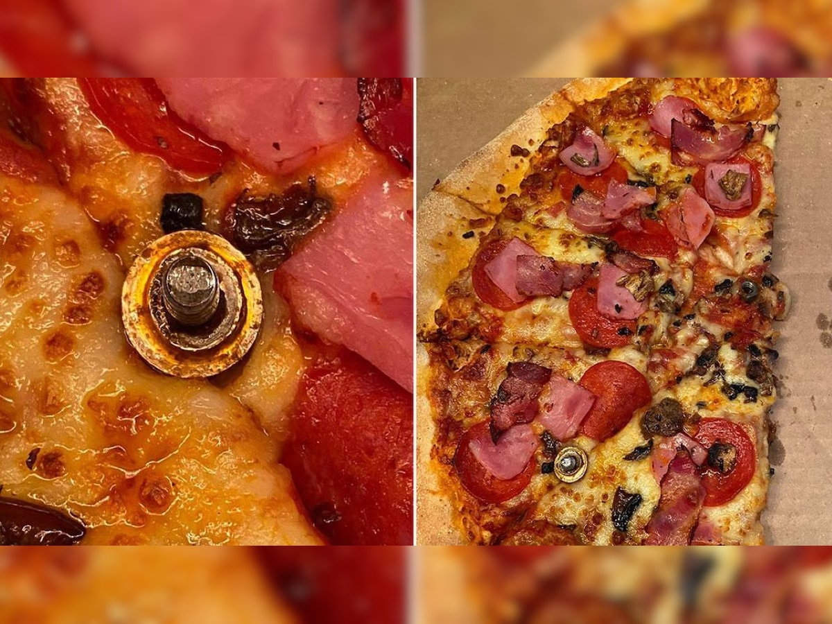 Bizarre! Woman receives nuts and bolts as toppings in Domino's pizza, here's what she did