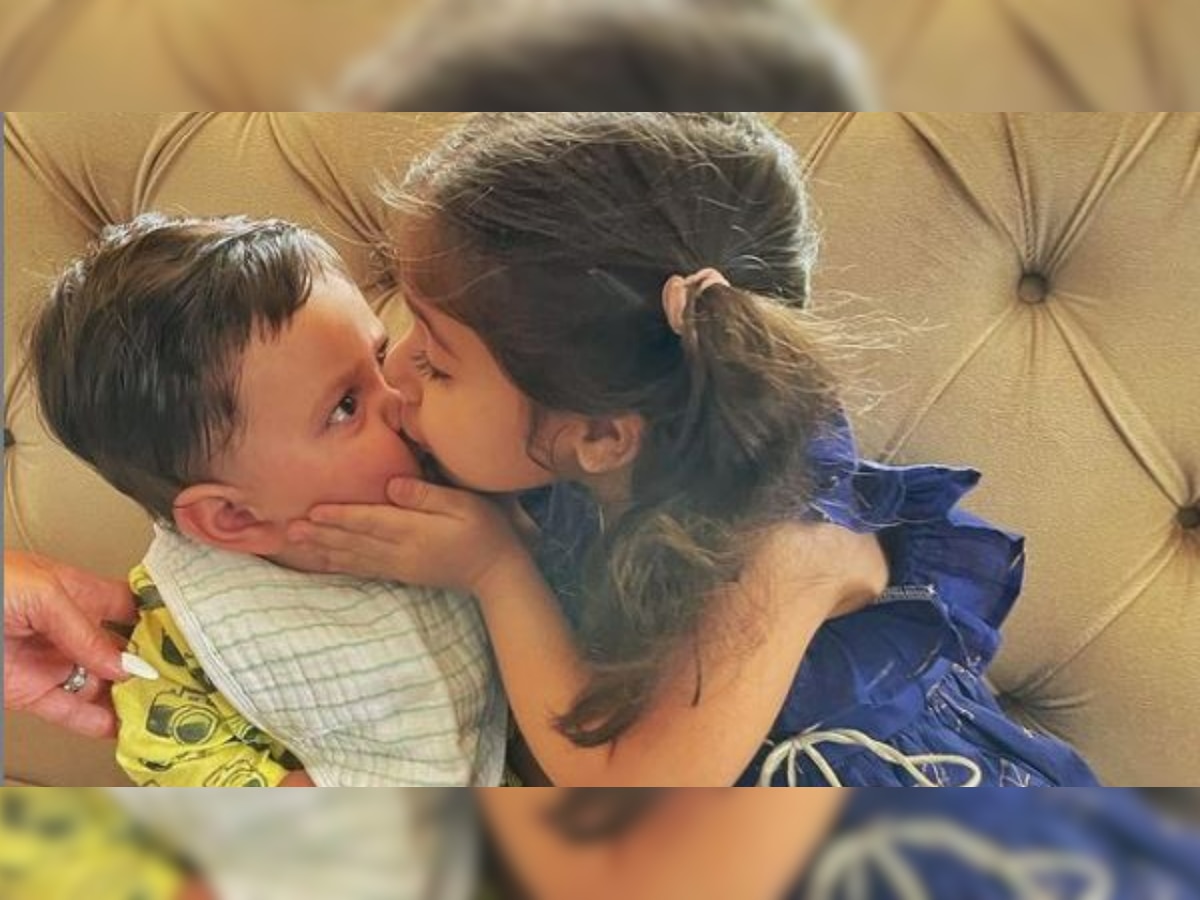 Photo of Jeh Ali Khan celebrating his first Raksha Bandhan with sister Inaaya Naumi Kemmu will melt your heart