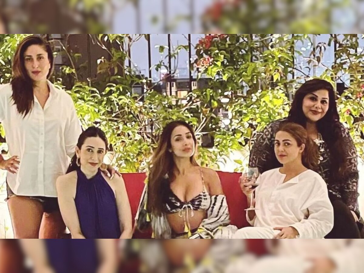 1200px x 900px - Kareena Kapoor stuns in white shirt, black shorts, parties with girl gang  Karisma Kapoor, Malaika Arora, Amrita Arora