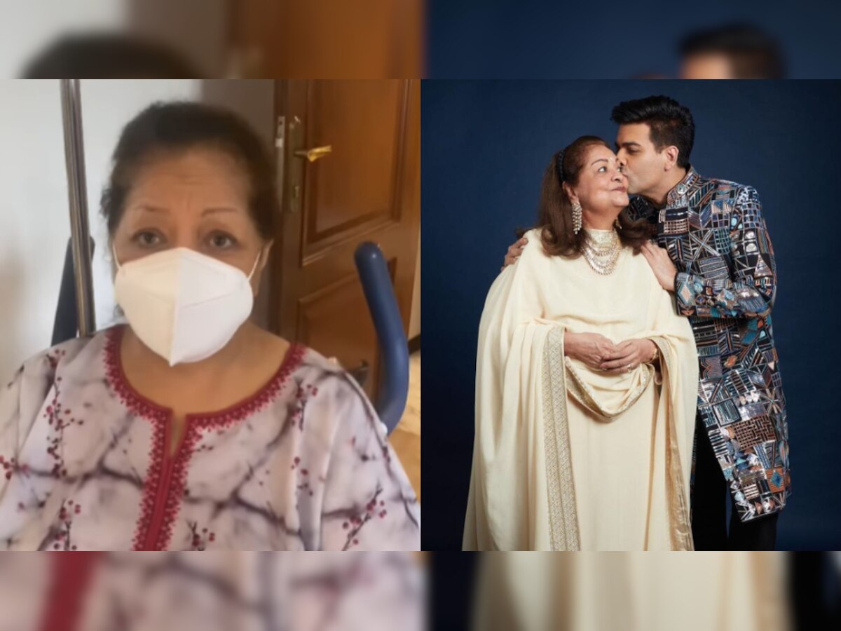 Karan Johar calls mother Hiroo Johar his 'super hero' as she undergoes two massive surgeries