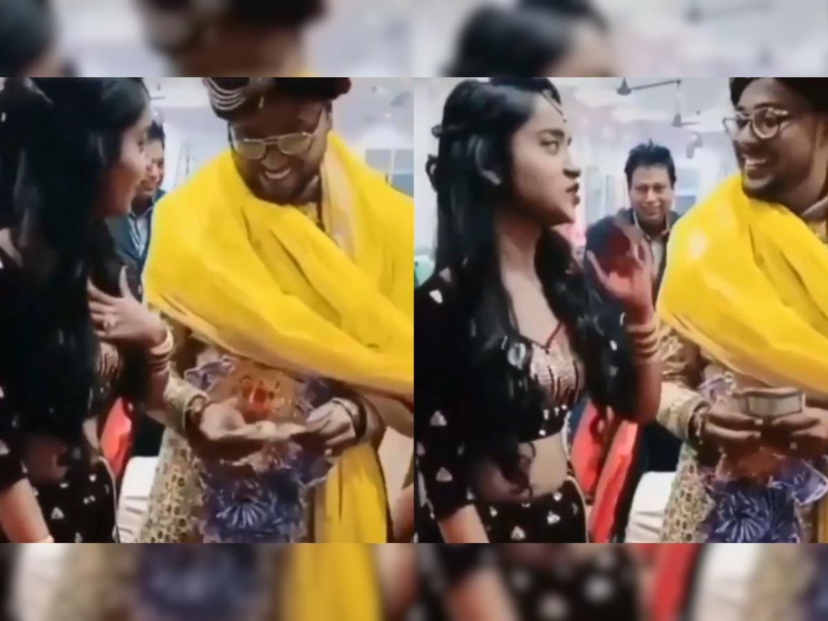 Madhuri Dixit Ki Gand Ki Chudai - Jija-sali ki masti! Sister-in-law recreates THIS famous Bollywood song with  groom during wedding - WATCH viral video