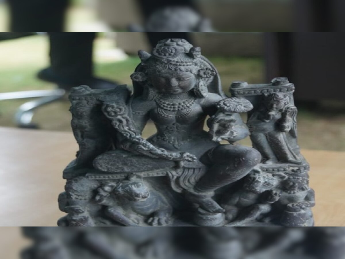 Ancient Goddess Durga sculpture discovered in J&K, experts deem it over 1200 year old
