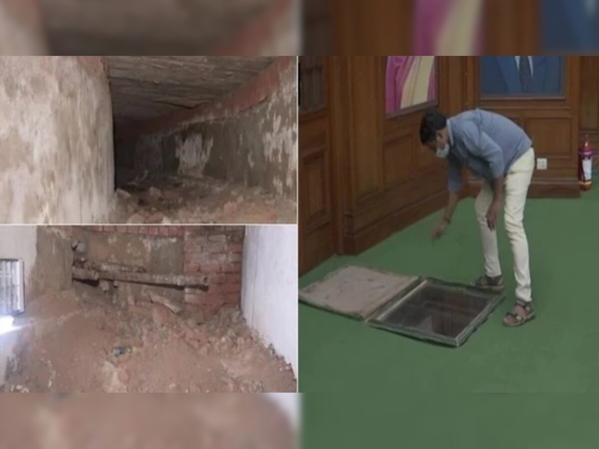 Secret British-era tunnel reaching Red Fort discovered at Delhi Legislative Assembly
