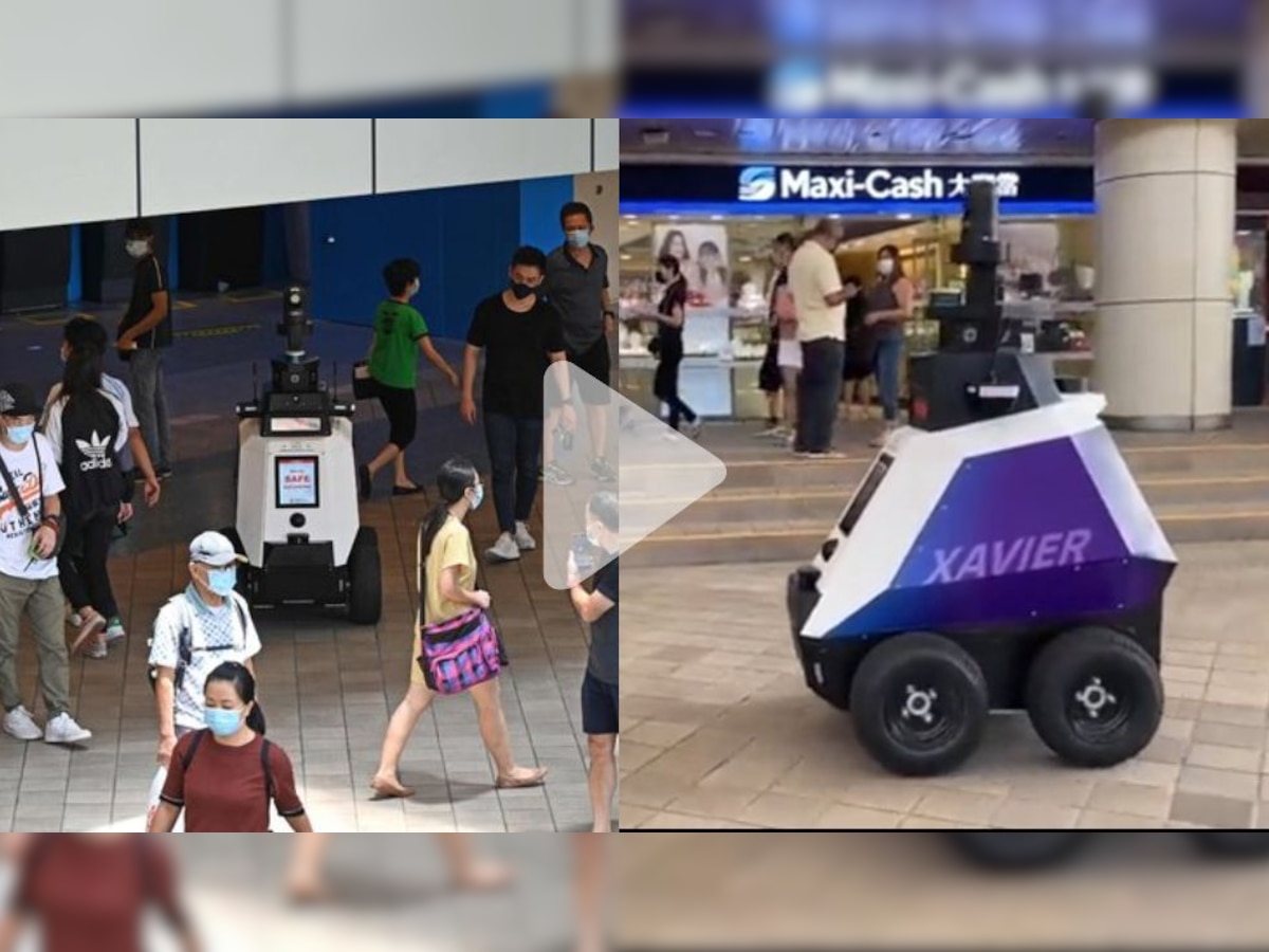 Watch: Robocop spotted on Singapore streets catching smokers, COVID rule breakers