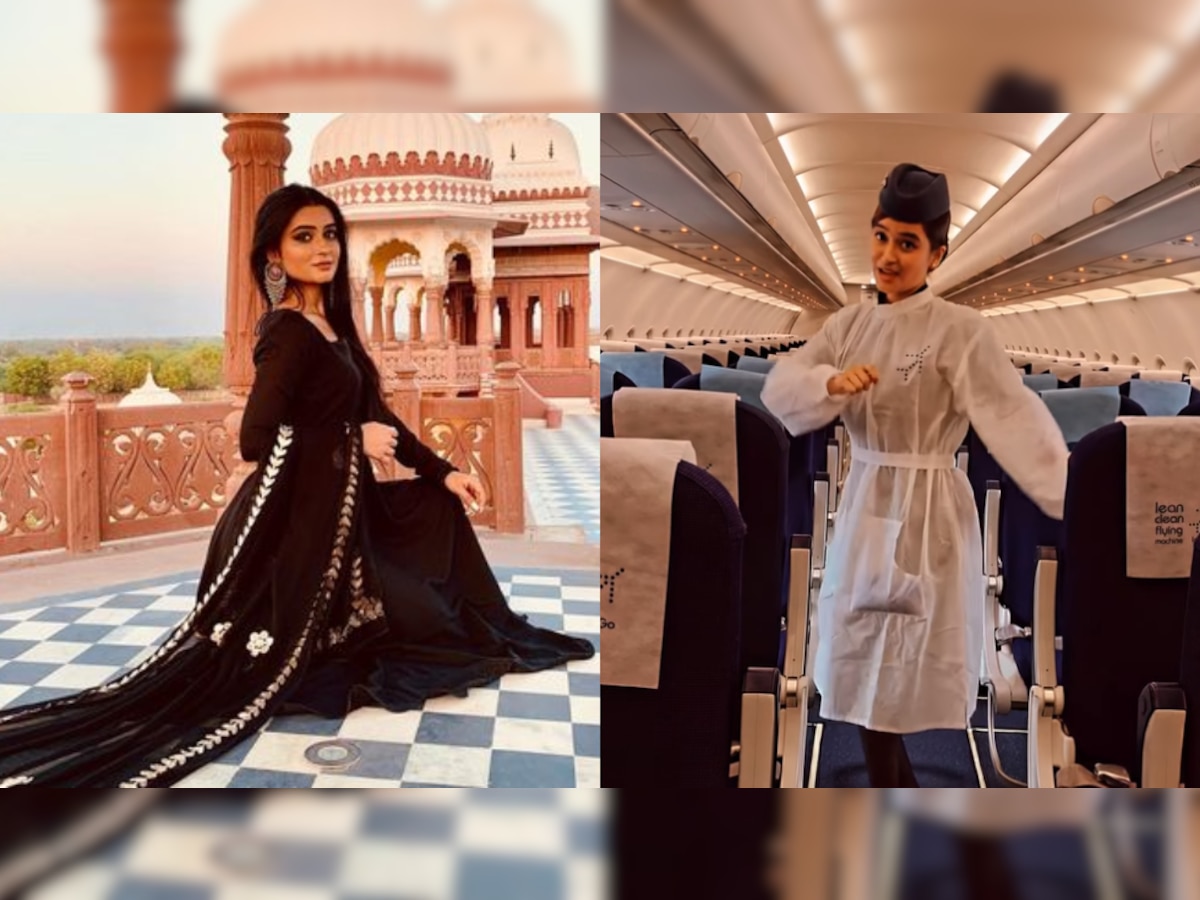 Meet AAYAT urf Afreen, an IndiGo air hostess who went viral after 'Manike Mage Hithe' dance video