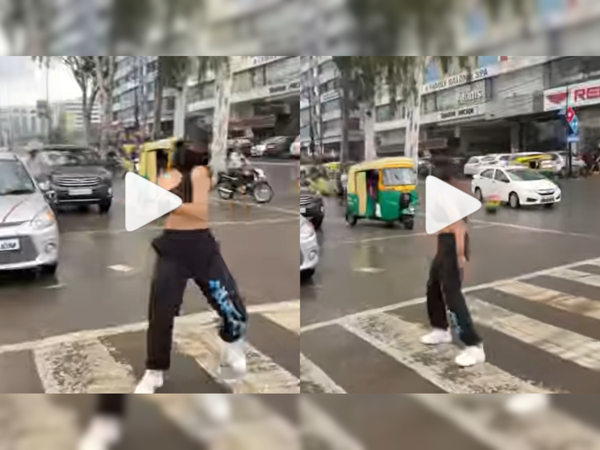 VIRAL! Indore woman dances at busy intersection, lands in trouble - WATCH video