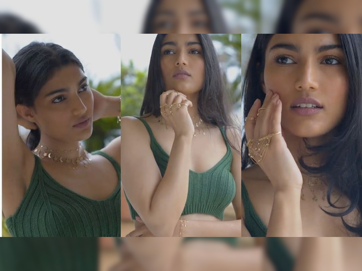 1200px x 900px - Salman Khan's niece Alizeh Agnihotri flaunts sexy curves in green bralette,  burns up the internet - WATCH