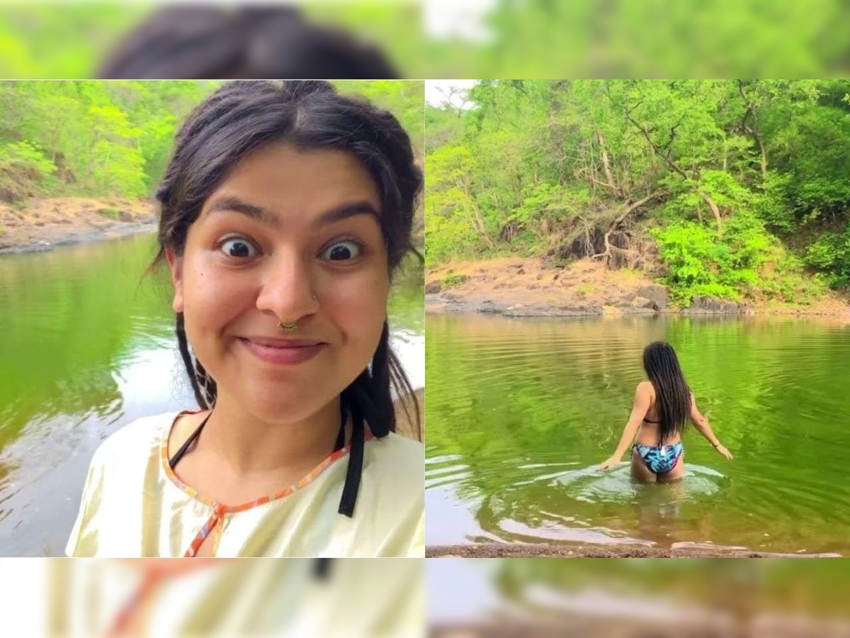 VIRAL: Taarak Mehta Ka Ooltah Chashmah fame Nidhi Bhanushali's latest selfie in deep-neckline top burns internet - Watch