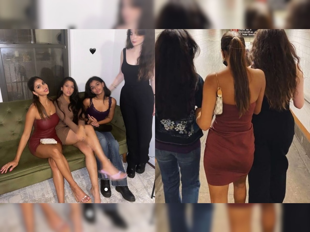 Suhana Khan's photos from her night out in New York go VIRAL! Star kid  looks stunning in sexy strapless bodycon dress