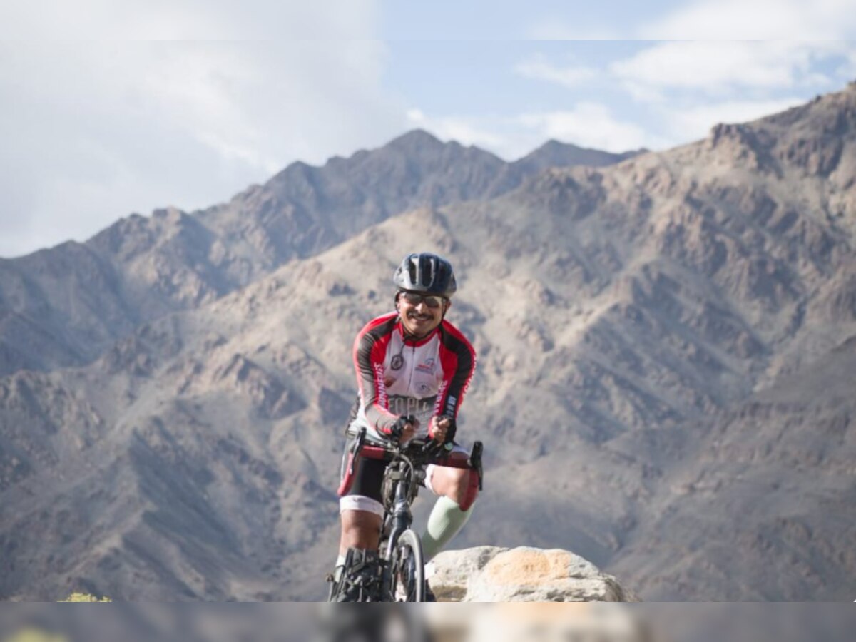 Army officer sets Guinness record for 'fastest solo cycling' from Leh to Manali