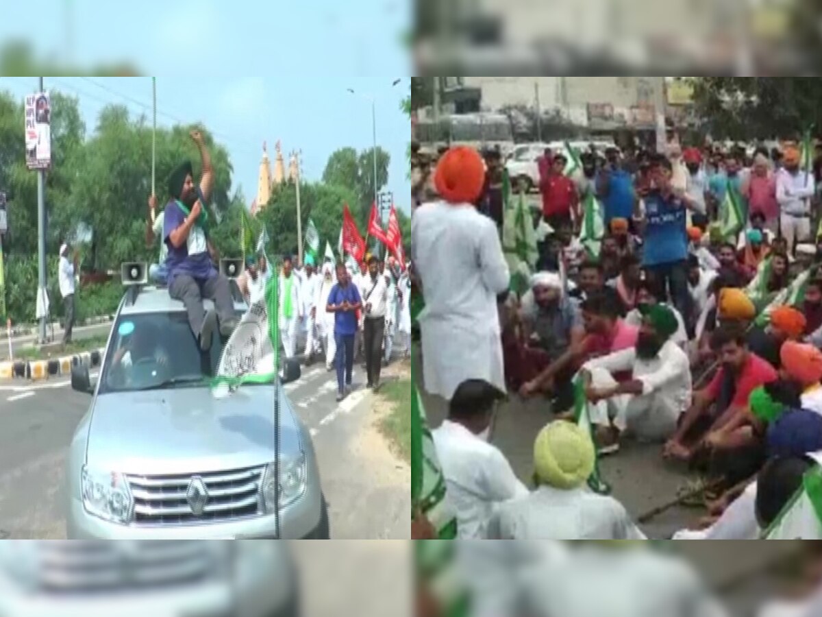 Farmers protest across Punjab, Haryana over delay of paddy procurement