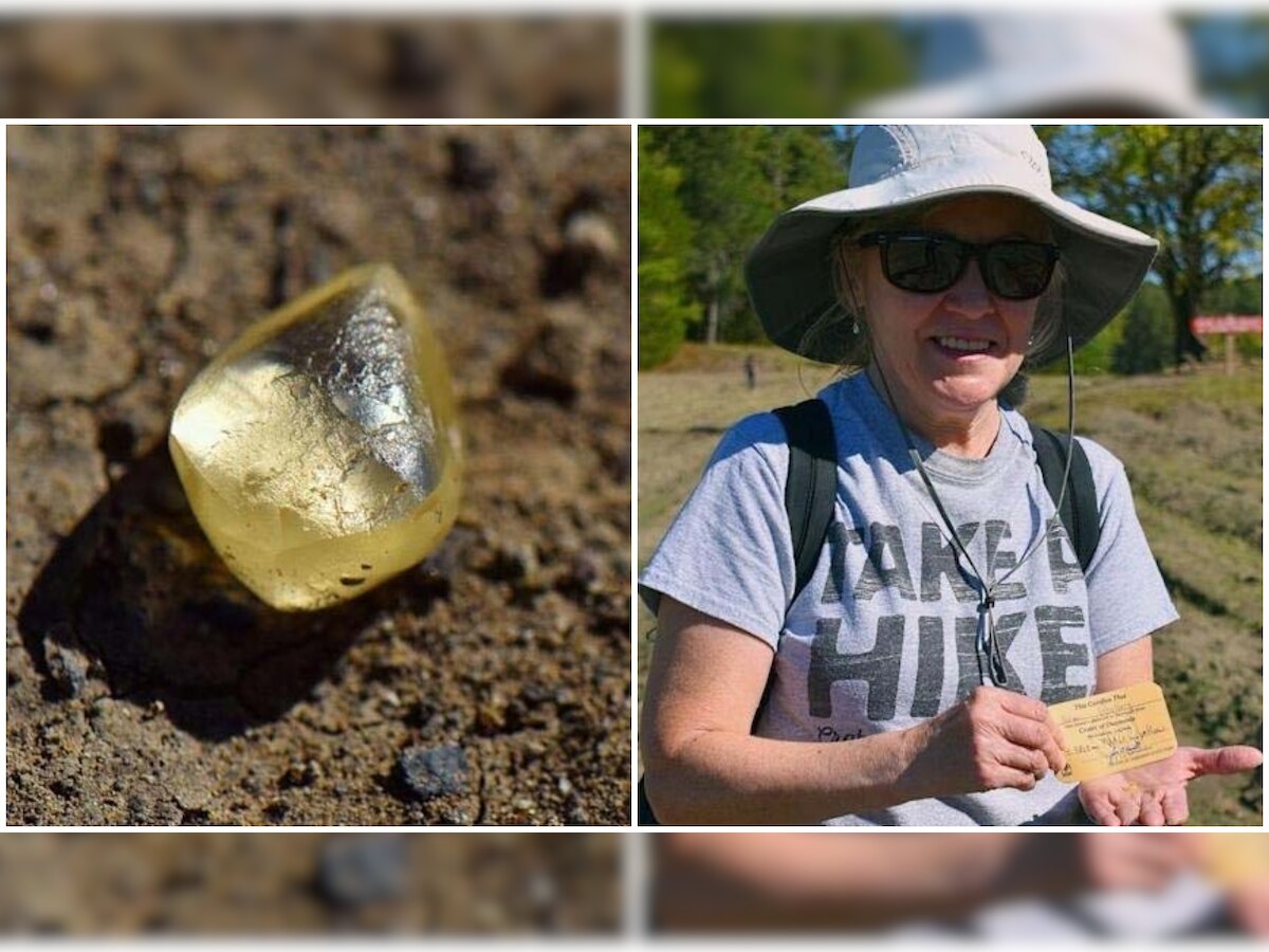 Woman stumbles upon rare yellow diamond in park! Know its WHOPPING price here