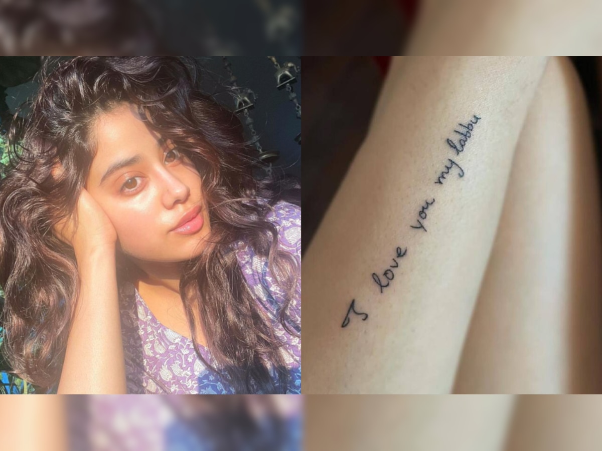 'I Love You my Labbu': Janhvi Kapoor's new tattoo sends fans into a tizzy