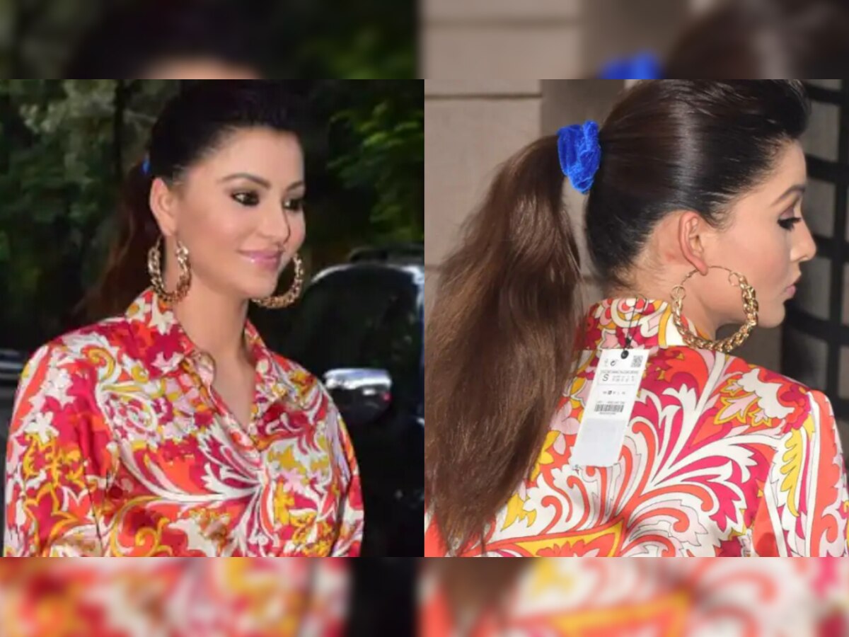 Urvashi Rautela spotted in Mumbai with price tag on her top - See photo