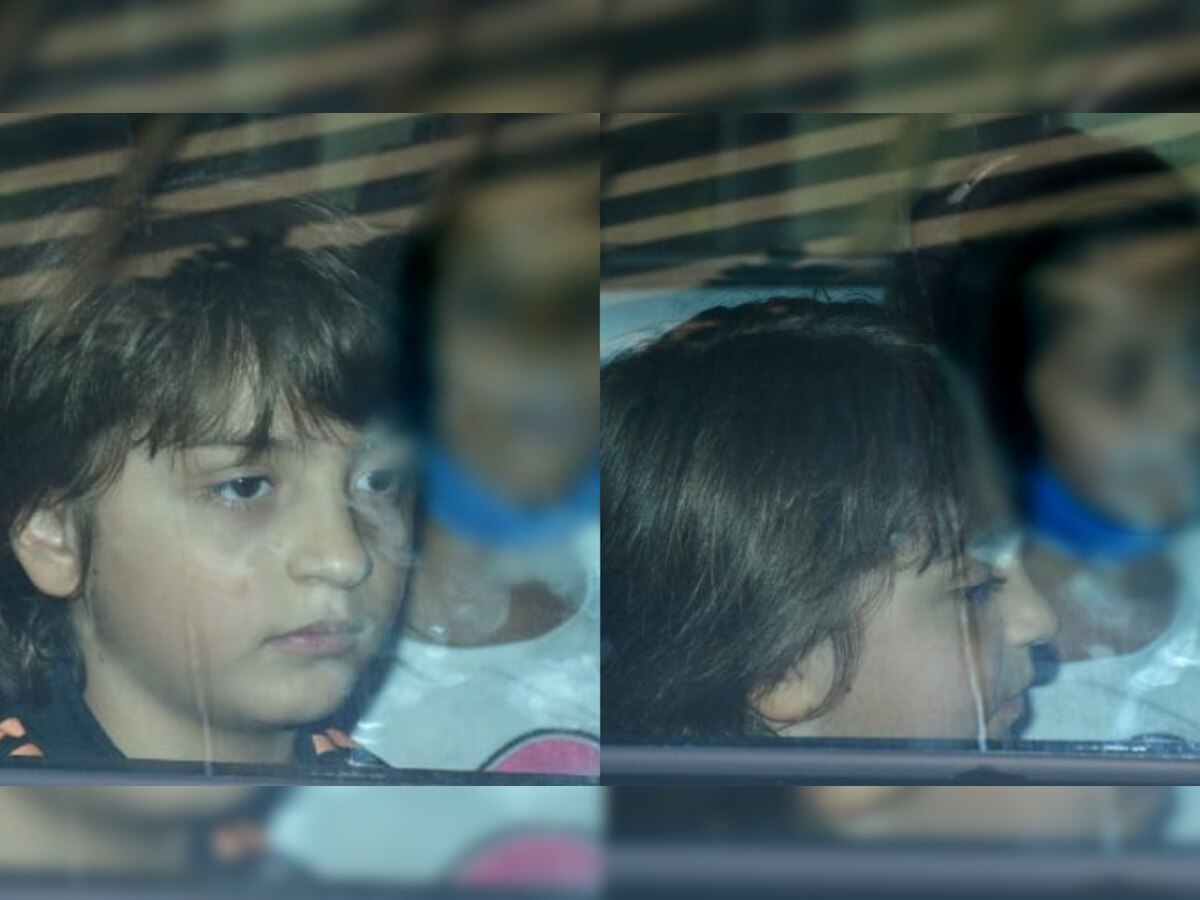 Amid Aryan Khan's drugs case, paps spot SRK's son AbRam  - WATCH