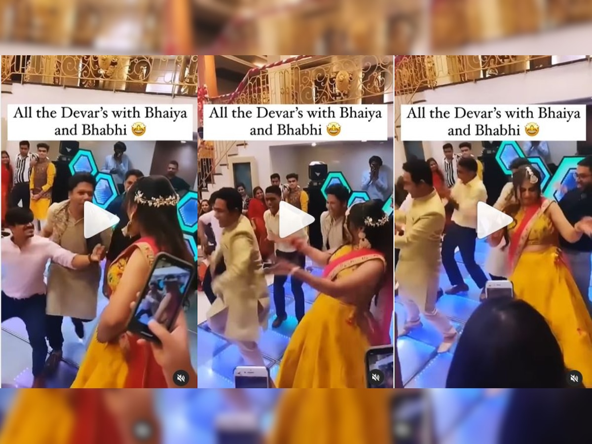 Bhabhi-Devar ka dhaansu dance! Bride shakes a leg with brothers-in-law on  popular Bollywood