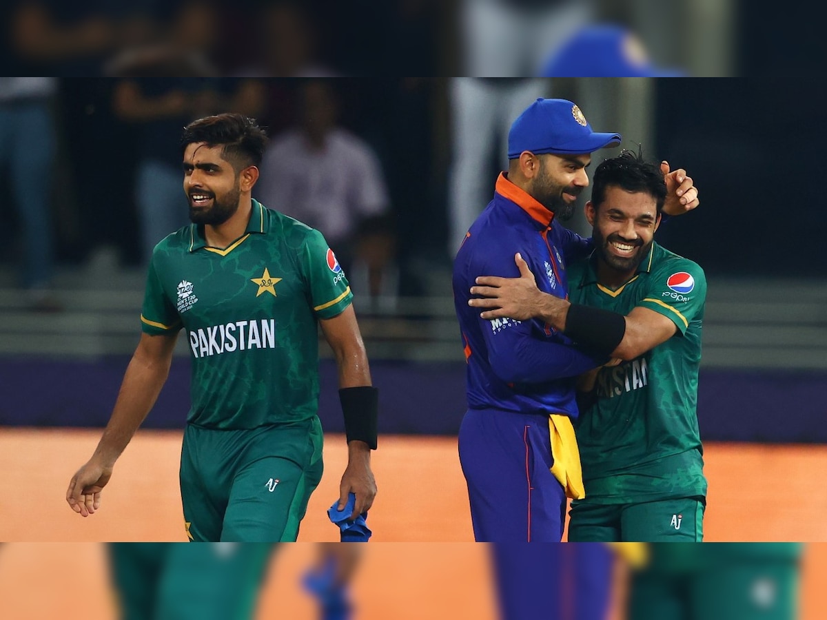 Watch: Virat Kohli hugs Mohammad Rizwan, Babar Azam, fans ask Indian skipper 'kitni baar dil jeetoge'