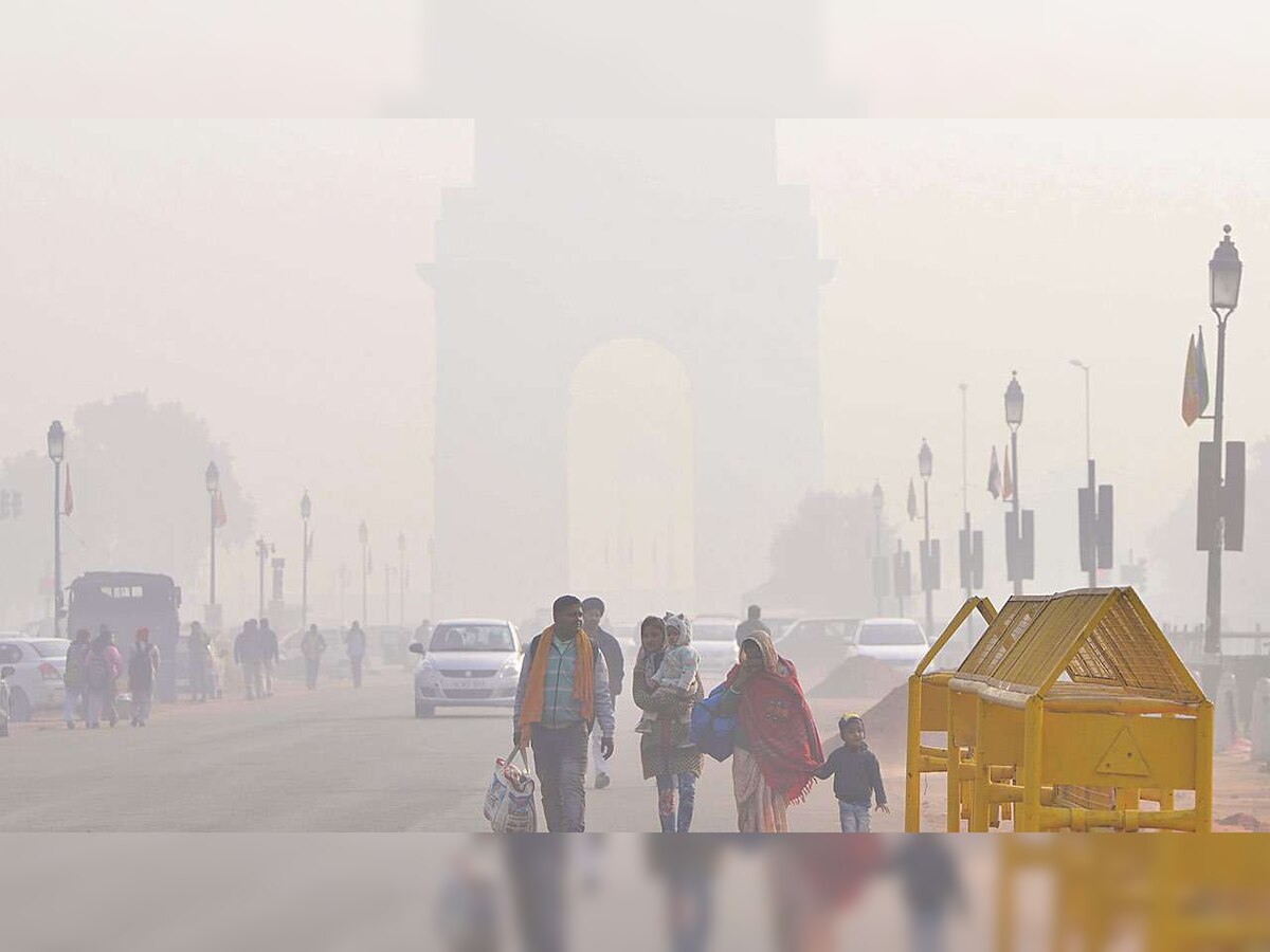 Delhi temperature drops below 15 degrees, air quality in ‘poor’ category