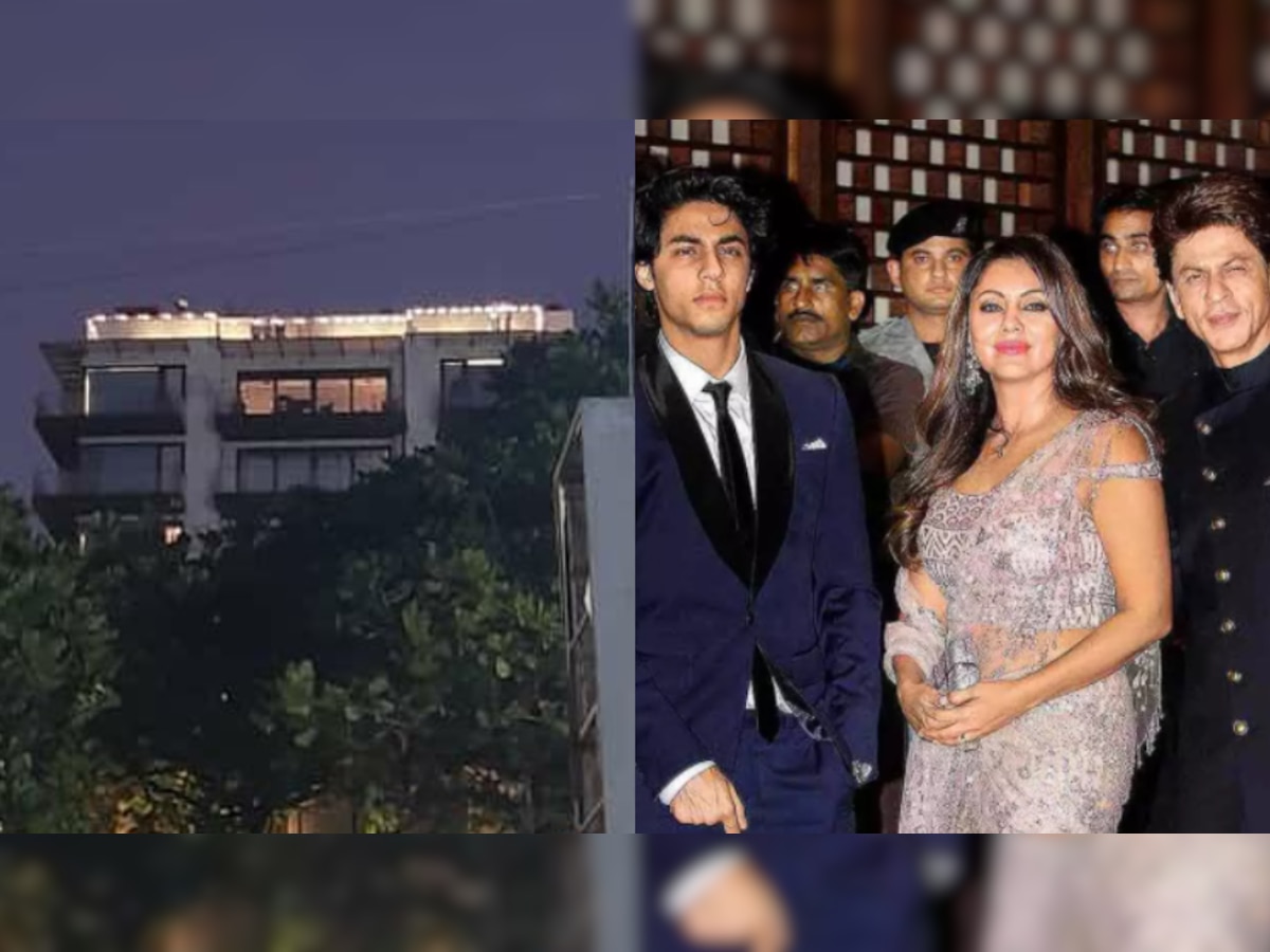 PHOTOS: Shah Rukh Khan's home Mannat prepares for Aryan Khan's return, gets decked up with lights ahead of Diwali