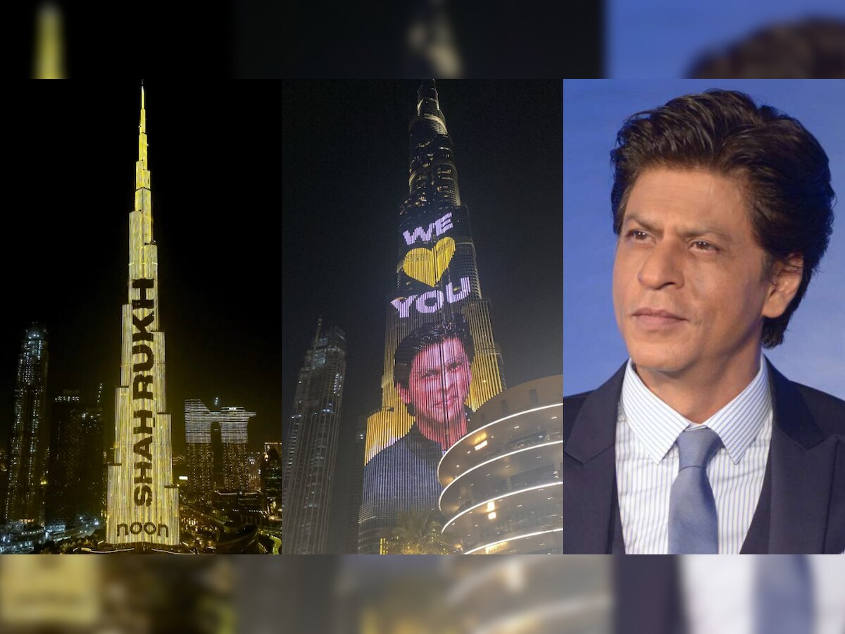 Burj Khalifa lights up in honour of Shah Rukh Khan as superstar turns 56, video goes VIRAL