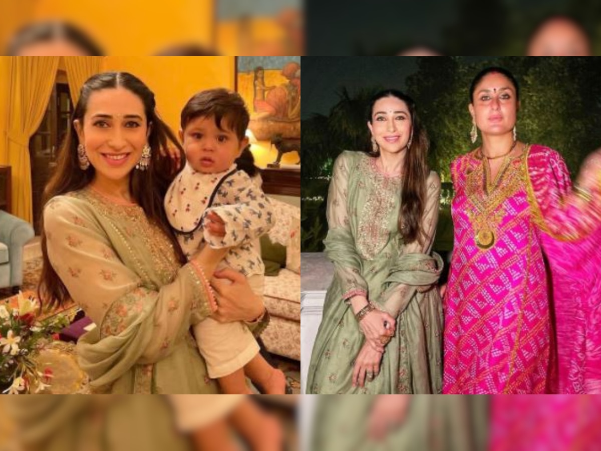 Karisma Kapoor drops adorable photo with nephew Jeh Ali Khan, calls it a special Diwali