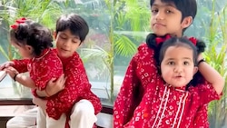Shilpa Shetty-Raj Kundra’s son Viaan hugs sister Samisha as they celebrate Bhai Dooj 2021 – WATCH
